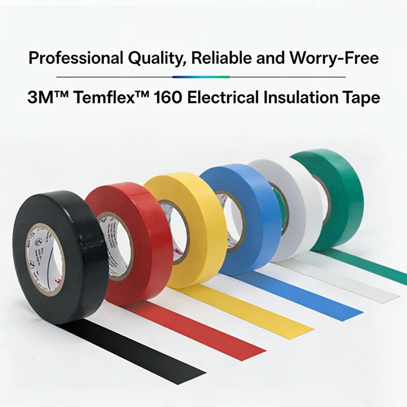 3M Insulation Electrical Tape 10M /20M 18MM Ultra-Adhesive PVC Color 1500 1600 Flame Retardant Electrical Insulation Tape