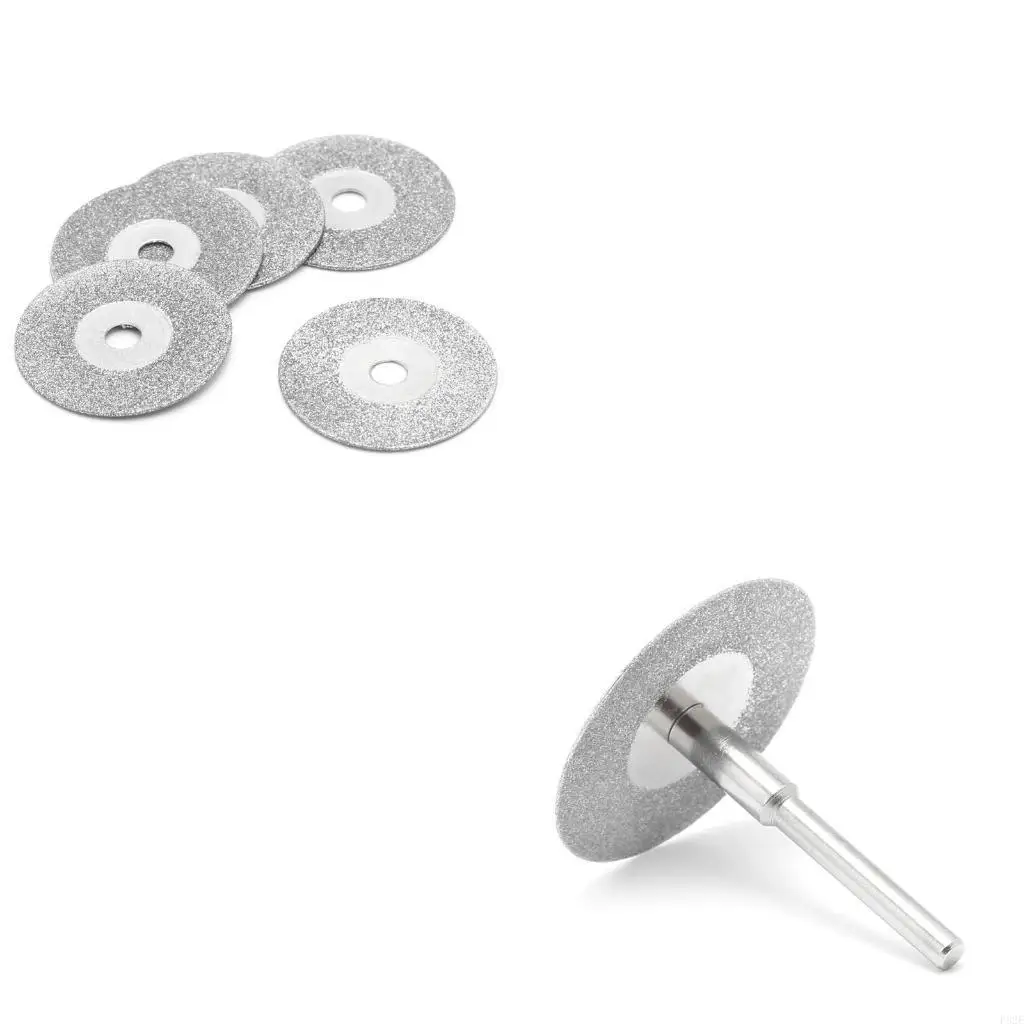

5pcs 16/18/20/25/30/35/40/50mm Diamonte Cutting Discs & Drill Bit Shank