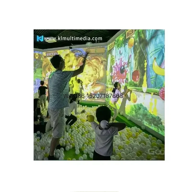 Wmwmnu Digital Sports Games Station Interactive Wall Projection Ball Games for Indoor Playground and Amusement Park