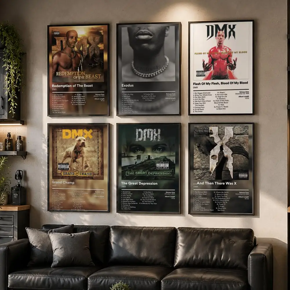 Rapper D-DMX Album Cover Poster HD Home Wall Stickers House Hallway Living Room Bedroom Bar Office Decor Art Prints