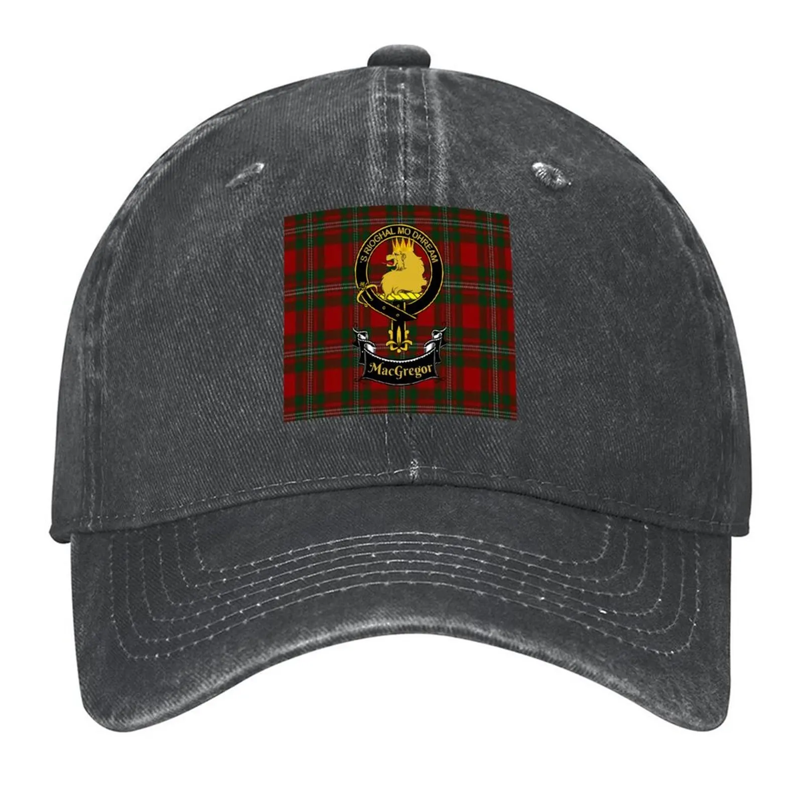 

Scottish MacGregor Clan Tartan and Crest Products Baseball Cap fishing hat Custom Cap Wild Ball Hat Women's Hats 2025 Men's