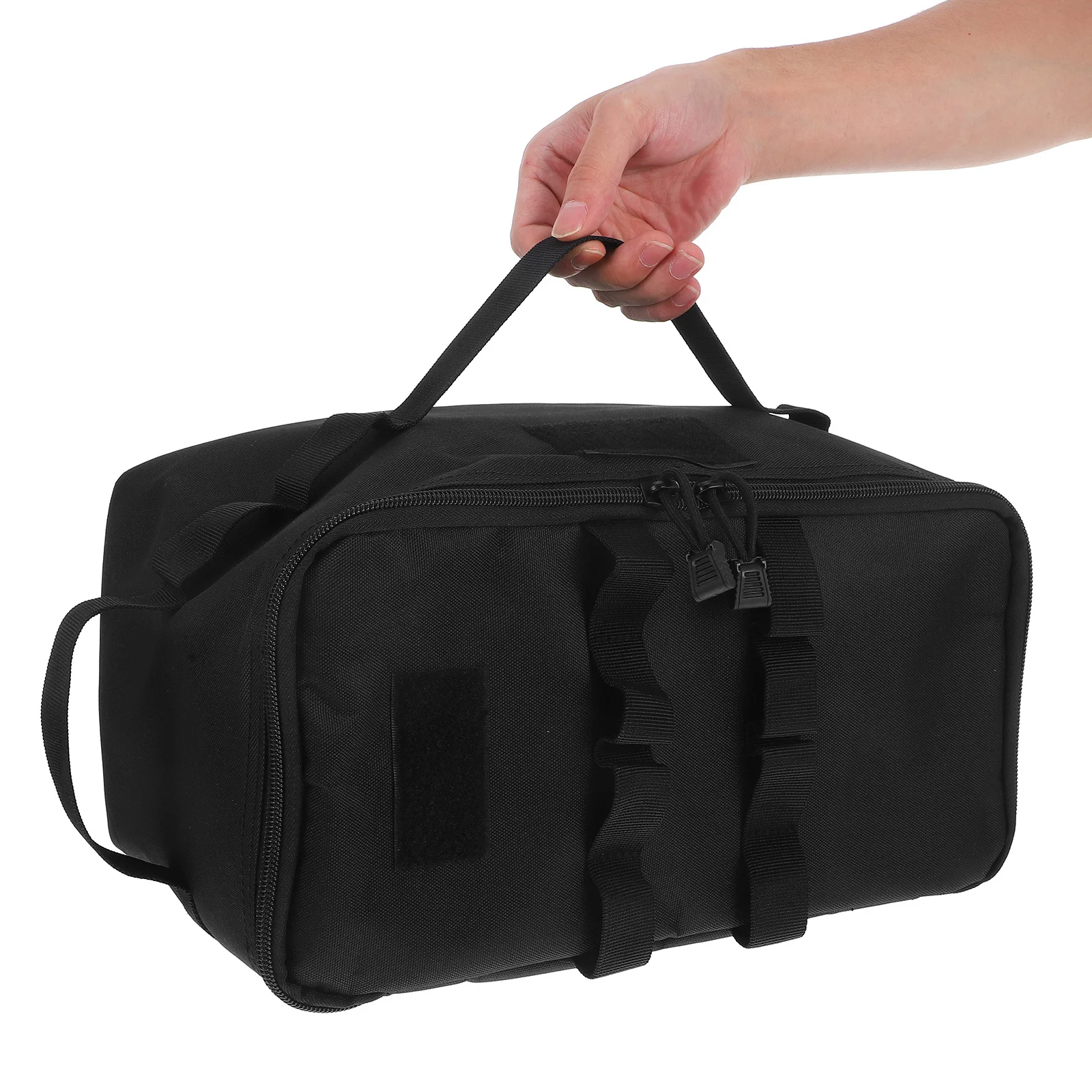 حقيبة أدوات قابلة للطي، حقيبة تخزين محمولة ذات سعة كبيرة للحرفيين، مقصورات قماش أكسفورد، السفر والتخييم #6