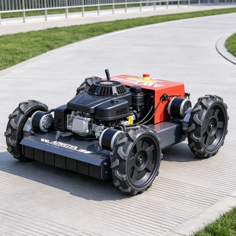 Customized Robot Lawn Mower GPS Autonomous Wire‑Free Cordless Smart Remote‑Controlled Garden Grass Cutting Robot