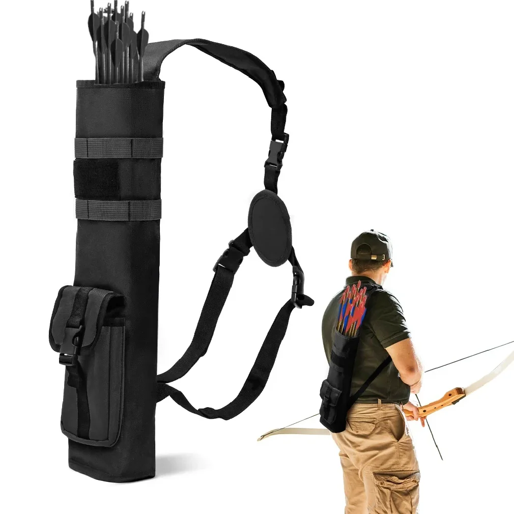 

Archery Quiver for There-point Formula, Multifunctional Archery Quiver with Adjustable Strap and Pockets , Tactical Arrow Holder