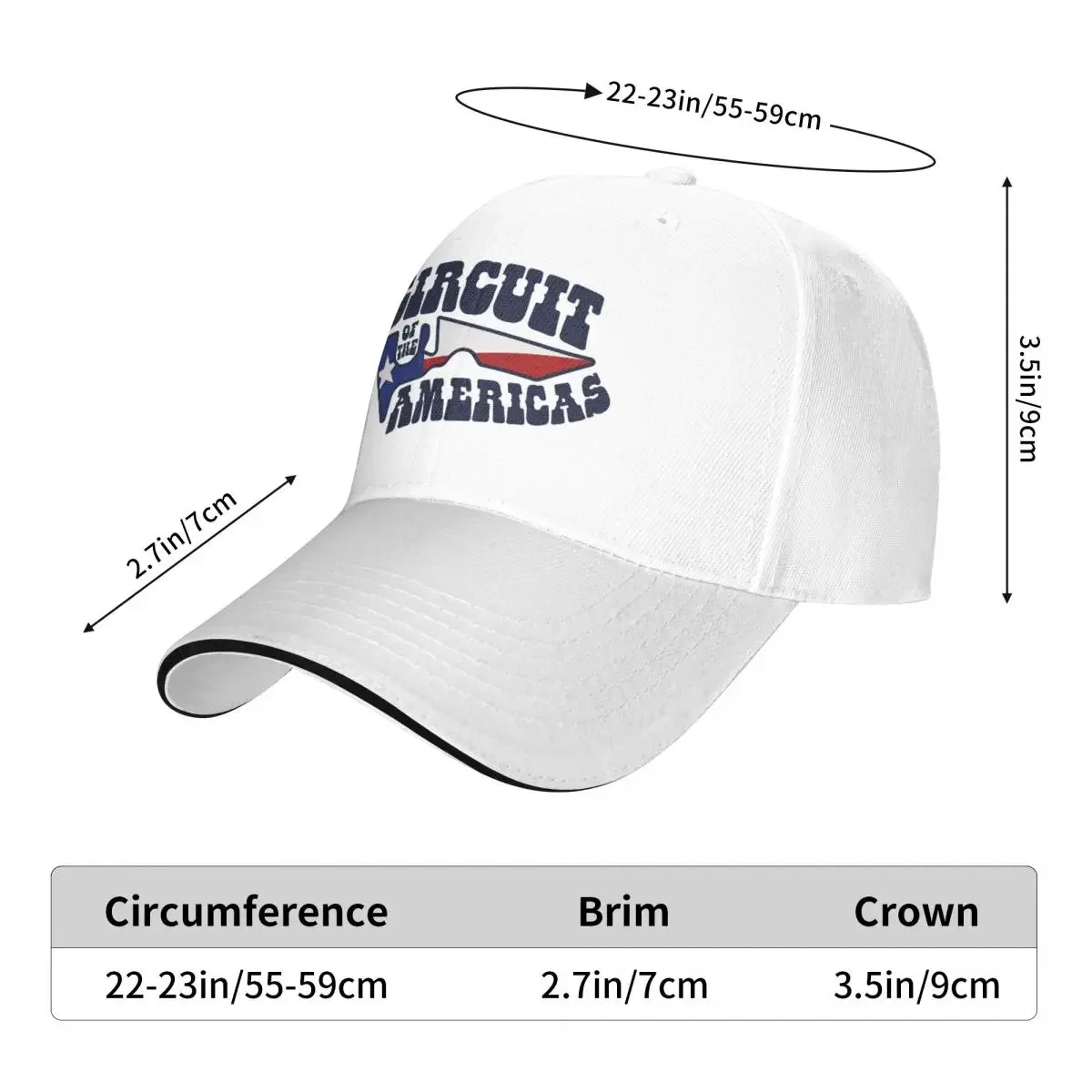 Circuit Of The Americas (CoTA) Austin, TX Cap Fashion Casual Baseball Caps Adjustable Hat Hip Hop Summer Unisex Baseball Hats