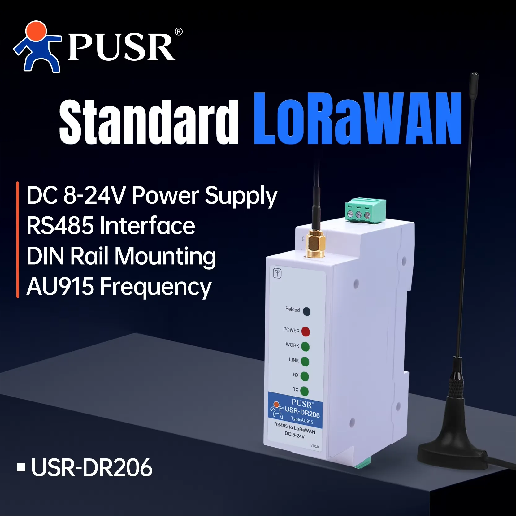 Variant: DR206-AU915 DC Power
