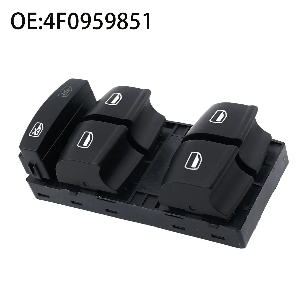 Power Window Master Control Switch 4F0959851/C/F/G/H For Audi A3 8P A6 C6 Q7 4L 2003-2015 RHD Driver Side