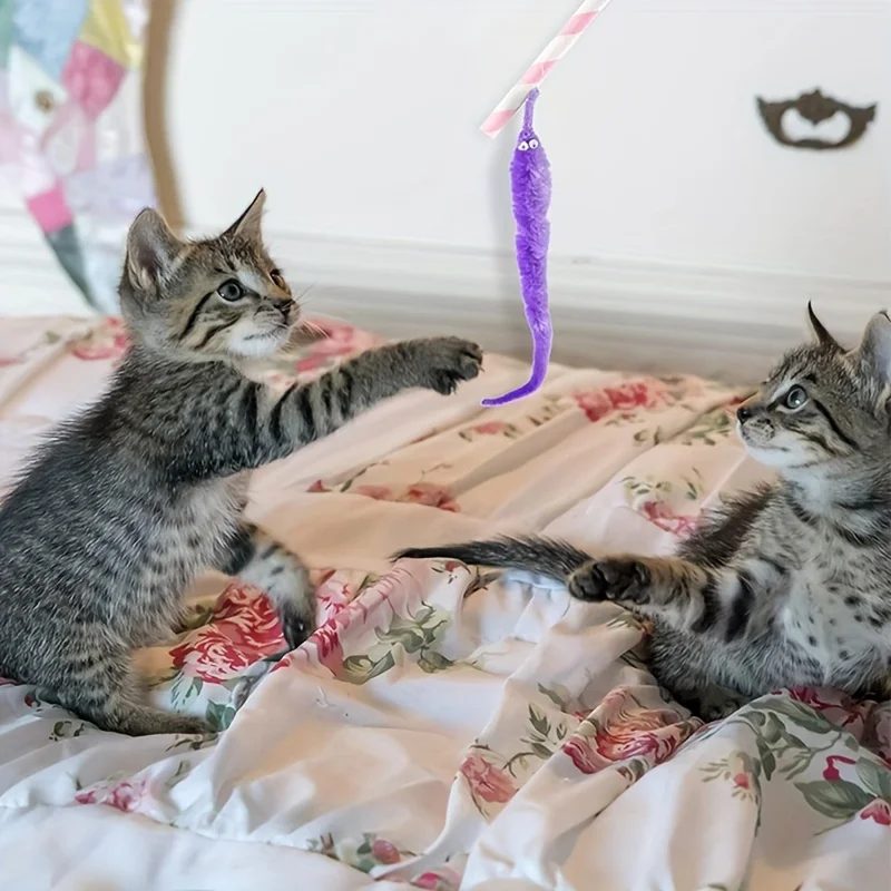 매직 웜 장난감, 애벌레 매직 소품 까다로운 토네이도, 고양이 장난감, 크리스마스 선물, 애벌레 매직 카니발 파티 호의