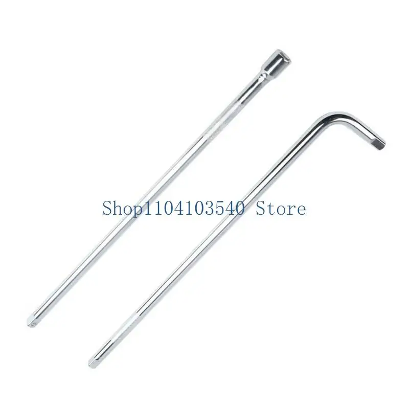 02DC 50cm 1/2Inch Drive Socket Ratchet Wrench Extension Bar Metal Tool Accessories