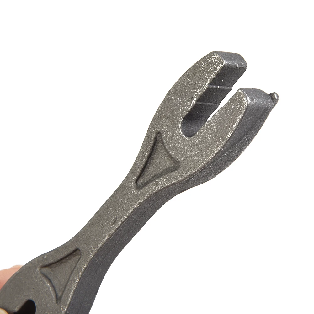 Motorcycle Spoke Tightening Wrench 6 in 1 With Heat Treated Steel Body and Six Open End Sizes for Reliable Spoke Nut Engagement