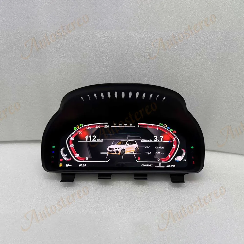 Car Digital Cluster Instrument For BMW 5 series Dashboard Panel Virtual Cockpit Speed Meter Display Odometer-