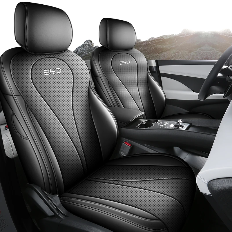 

Автомобильные аксессуары на заказ, чехлы на сиденья, полный комплект из искусственной кожи для BYD Seal 05 dmi, передний задний ряд, полный комплект BYD Seal 5 dmi