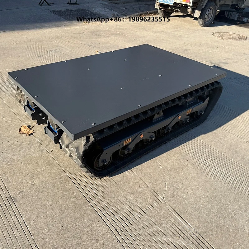 Height-adjustable Platform Tracked Chassis Transport Vehicle, Wirelessly Controlled Tracked Vehicle