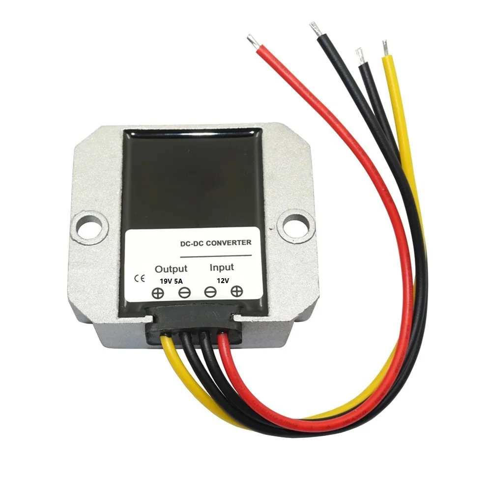 95W 12V to 19V Step Up Converter DC-DC Boost Module 5A Output with IP68 Waterproof Rating for Outdoor and Industrial Use