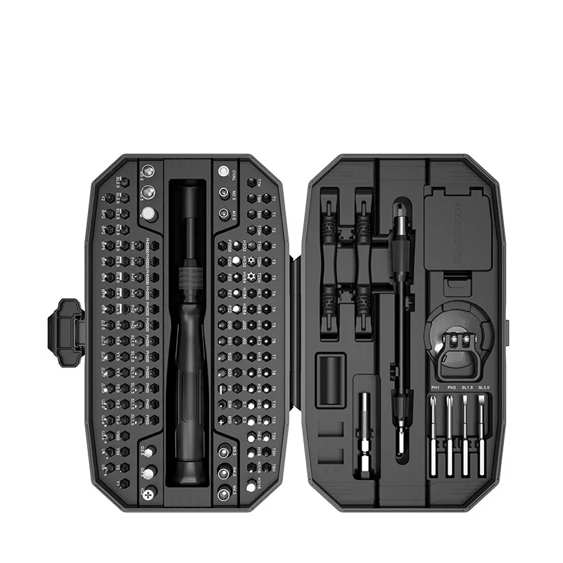 152-in-1 Screwdriver Tool Set for Computer, Glasses, Watches, Phones, Electronics, Tablets, Repair Screwdriver, Pry Bar