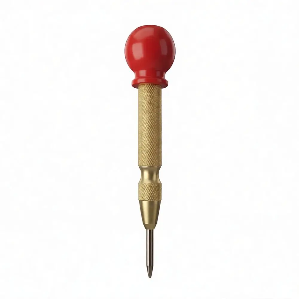 Automatic Center Punch Drill Bit Locator Spring Loaded Impact Marker For Metal Wood Surface Positioning Professional Tool