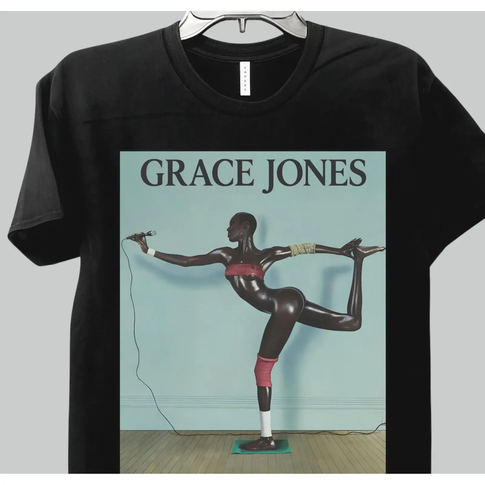 Grace Jones T Shirt 70s Disco Art Pop Style vintage Washed Versatile Stylish Stretched Breathable designer clothes Soft