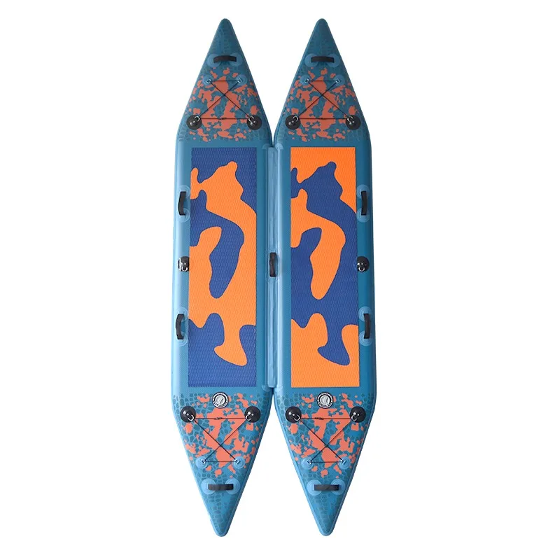 

Inflatable Double Rider SUP Board 360x144x15cm, 400kg Max Load & 13-15 PSI for Adults Kids Family, Beginners Professionals
