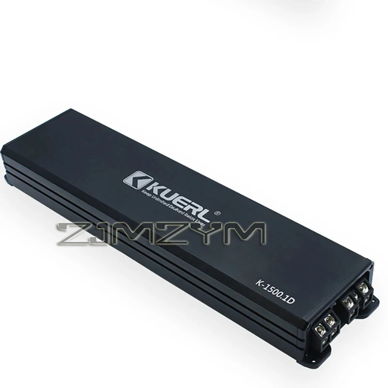 Car Power Amplifier Single Channel Max 1500W Audio Speaker Amplifier In Car Sub Woofer Bass Horn