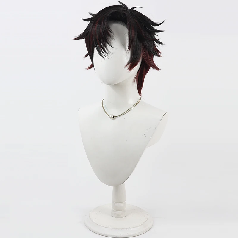 NIJISANJI Virtual YouTube Sakayori Soma Cos Cosplay Wig Halloween Party Prop Synthetic Hair Heat Resistant Fiber + Wig Cap