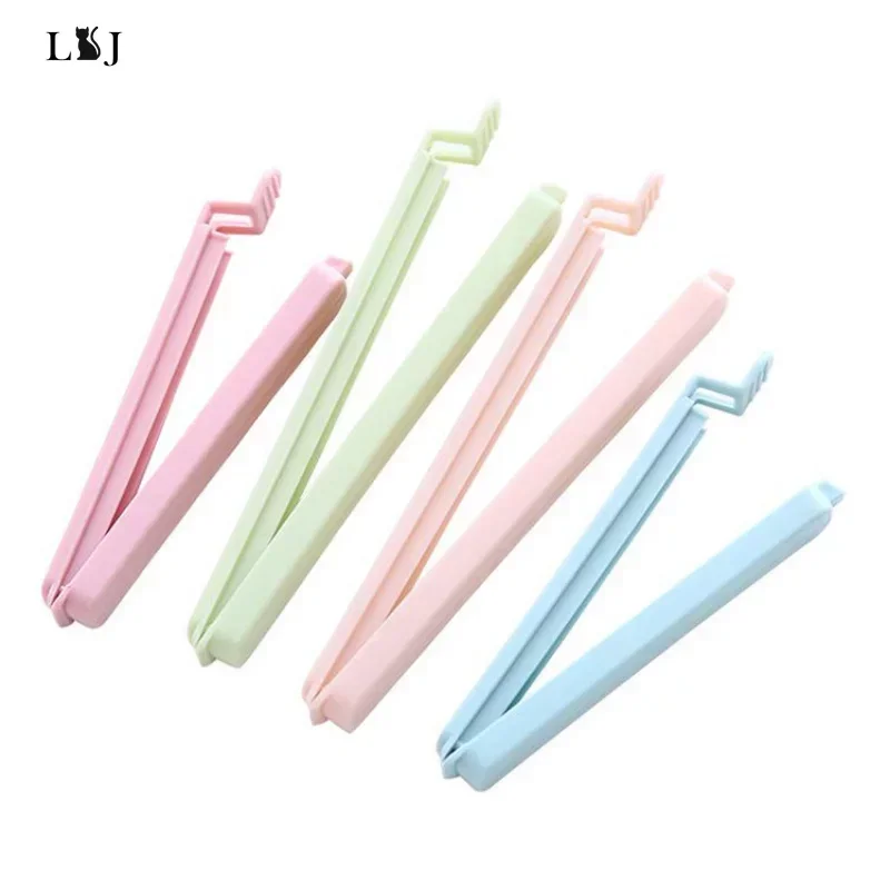 5Pcs/lot Food Bag Clips Portable Food Snack Storage Seal Sealing Bag Clips Sealer Clamp Kitchen Accessories Food Close Clip