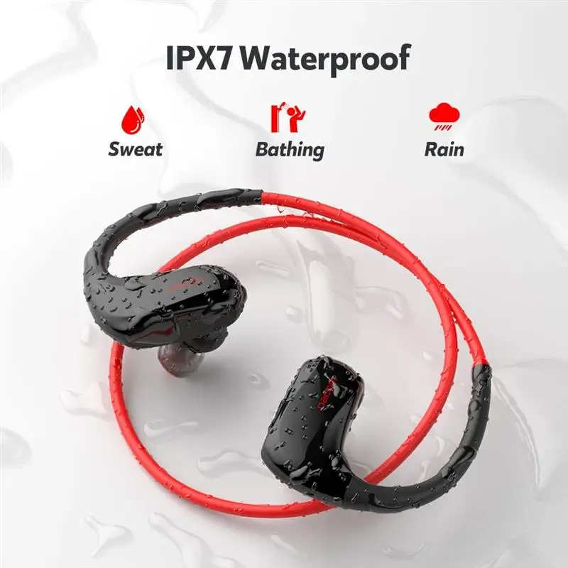 Dacom Athlete Bluetooth 5.3 Earphones Wireless Sports Headphones IPX7 Waterproof 20H Playtime AAC in-ear Headsets Noise Cancel