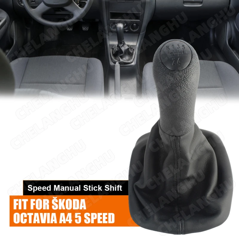 5 skrzynia biegów gałka dźwigni zmiany biegów dla Skoda Octavia A4 salony kosmetyczne 1996 1997 1998 1999 2000 2001 2002 2003 2004 2005 2006 2007 2008 2009