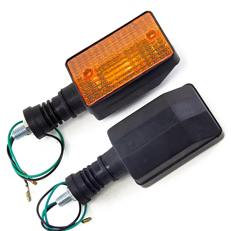 Luzes de seta traseiras para motocicleta, para yamaha dt50 dt80 dt125 dt175 xt350 xt600 xt550 xt250 fz750 1985-2000 indicadores âmbar