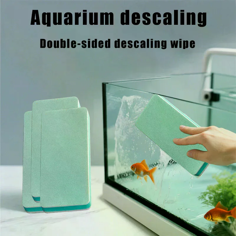 /TPz/And 5pcs Fish Tank Brush Polishing Board Removes Limescale And Cleans Glass Without Dead Angles 3pc