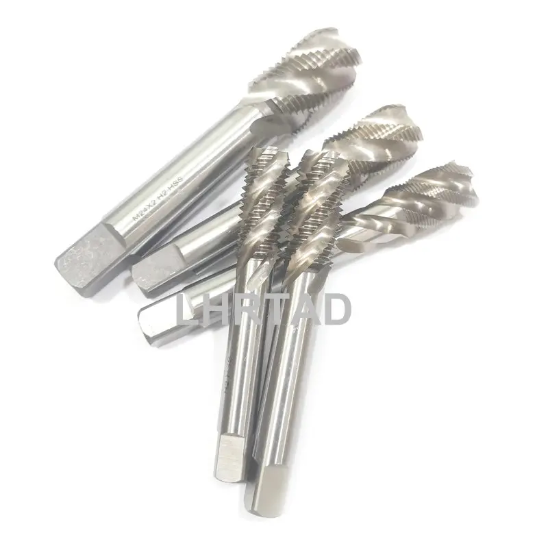 Left hand Machine Spiral Flute tap M12 M12x1 M14 M16 M18 M20 HSS Metric Fine Thread screw Fluted tap M22 M24 tap M24X1.5 M27 M30