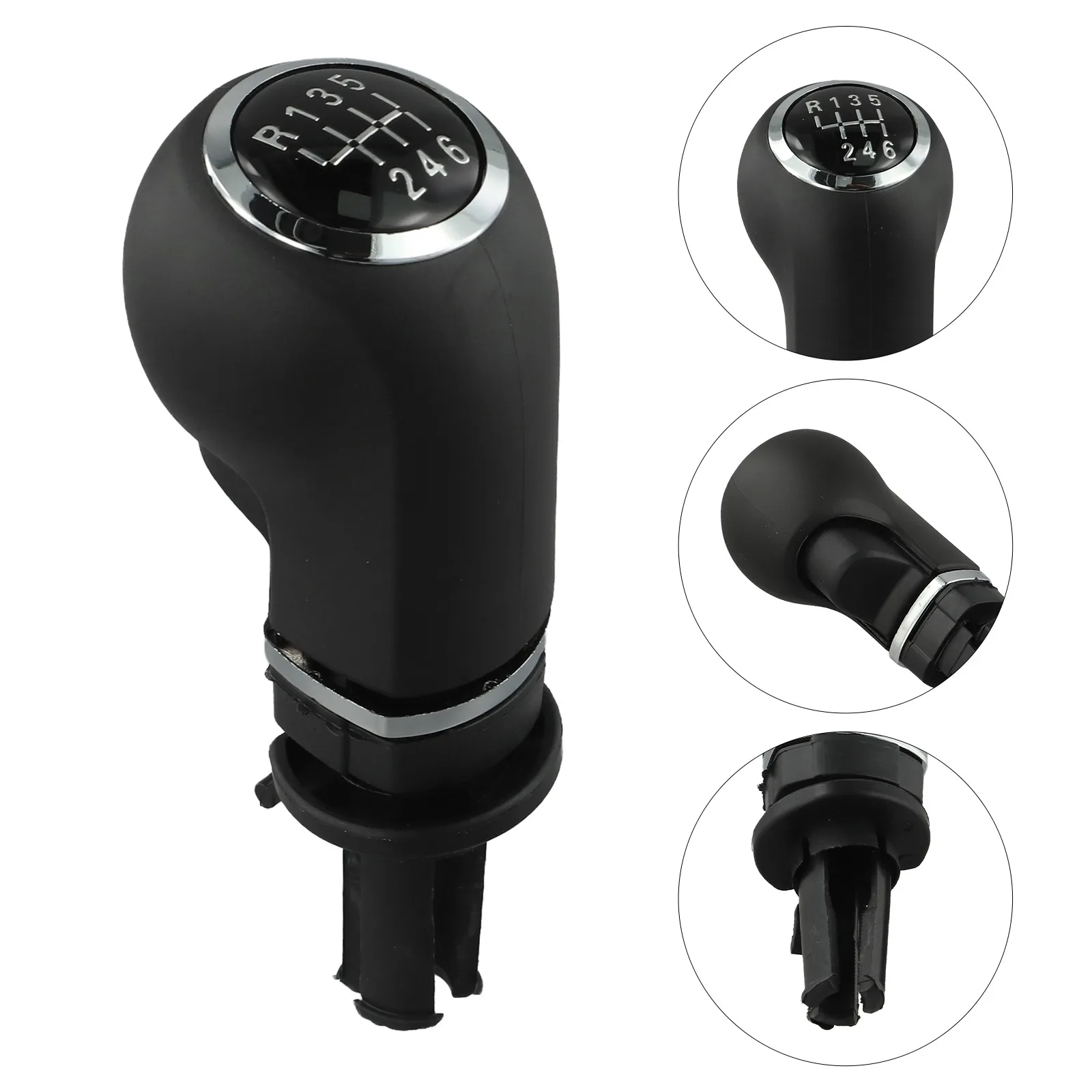 

Изящная черная с серебристым отделкой ручка переключения передач для механической коробки передач, разработанная специально для автомобилей Opel Corsa D 2006-2014 годов.