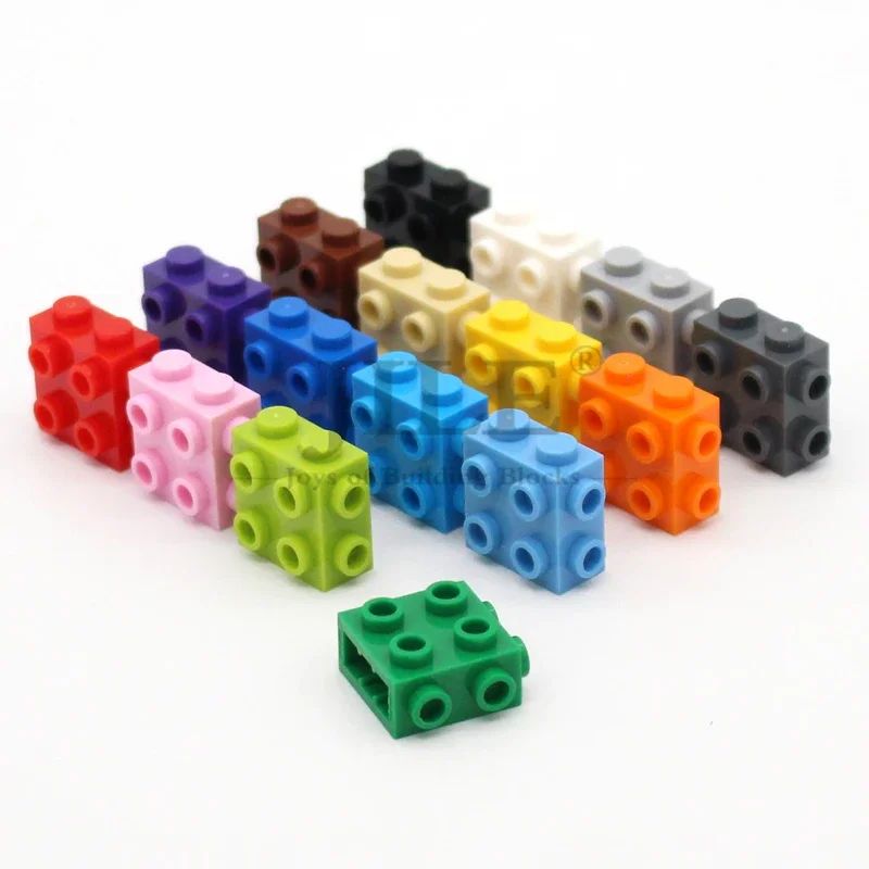 20pcs Moc Brick Modified 1x2x1 2/3 67329 Studs on Side and Ends DIY Enlightenment Puzzle Building Blocks Compatible Assembles