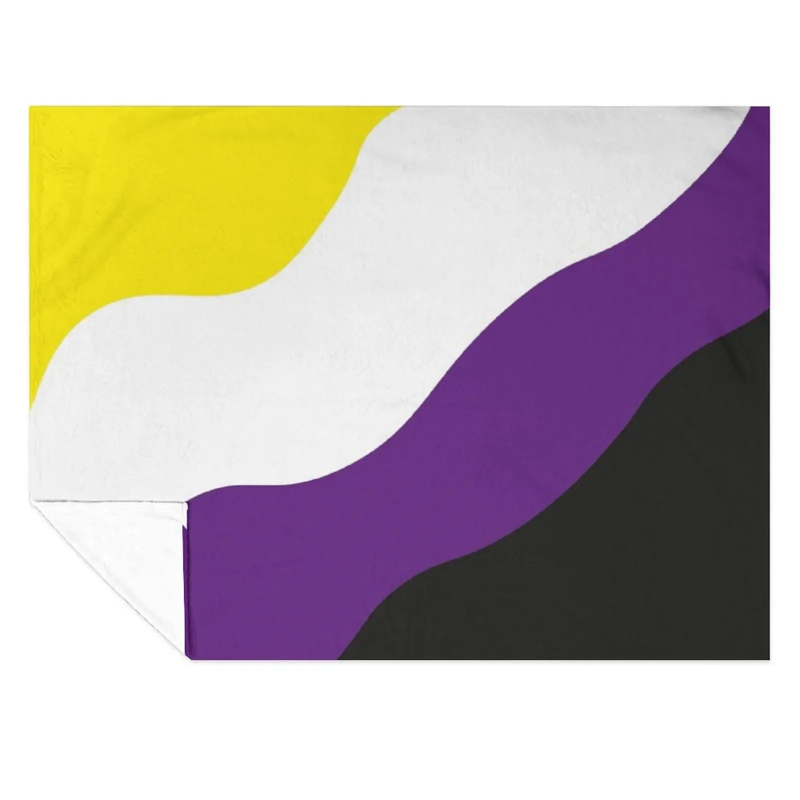 

Non-Binary Gender Flag Throw Blanket cosplay anime Quilt Decorative Sofa Beautifuls Blankets