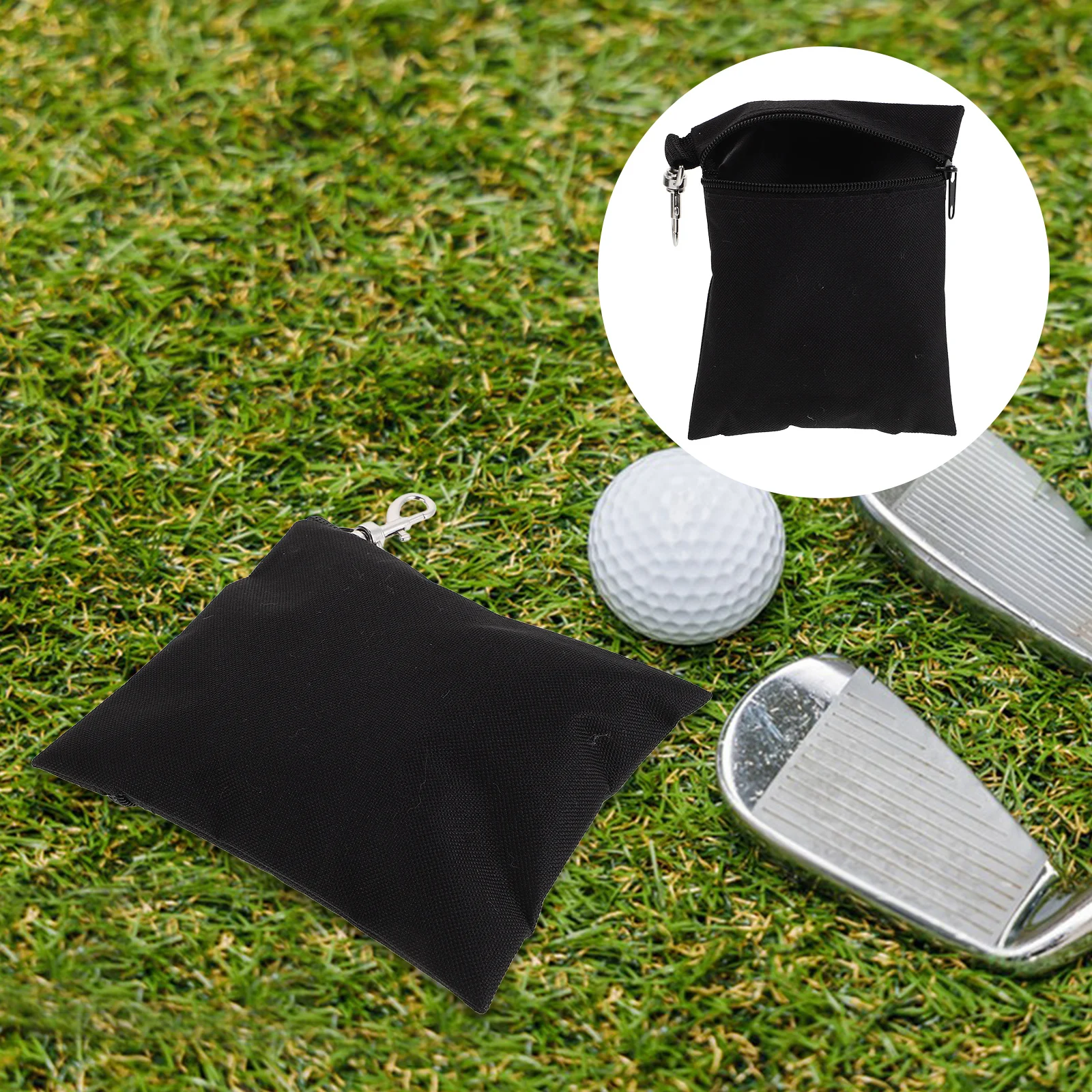 

Golf Ball Bag Waist Pouch Lightweight Organizer Tee Holder Portable Storage Golf Accessory Small Daily Use Wide Applicability