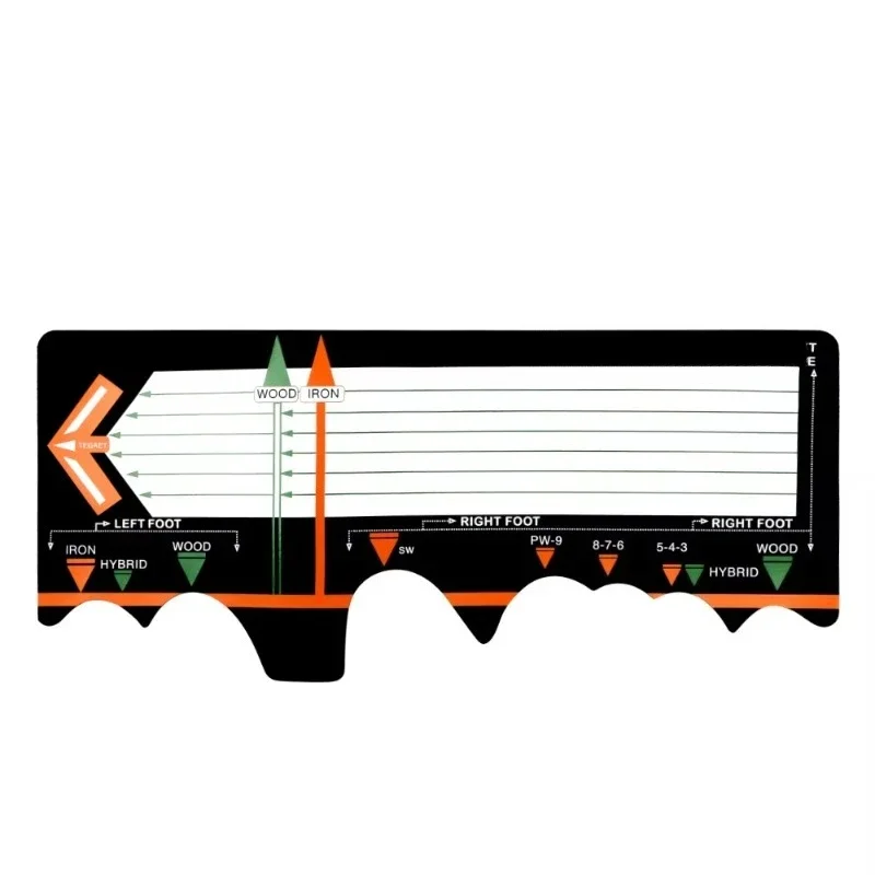 Indoor Putter Practice Device Beginner Posture Auxiliary Corrector Golf Swing Golf Training Aids Stick Hitting Station Mat