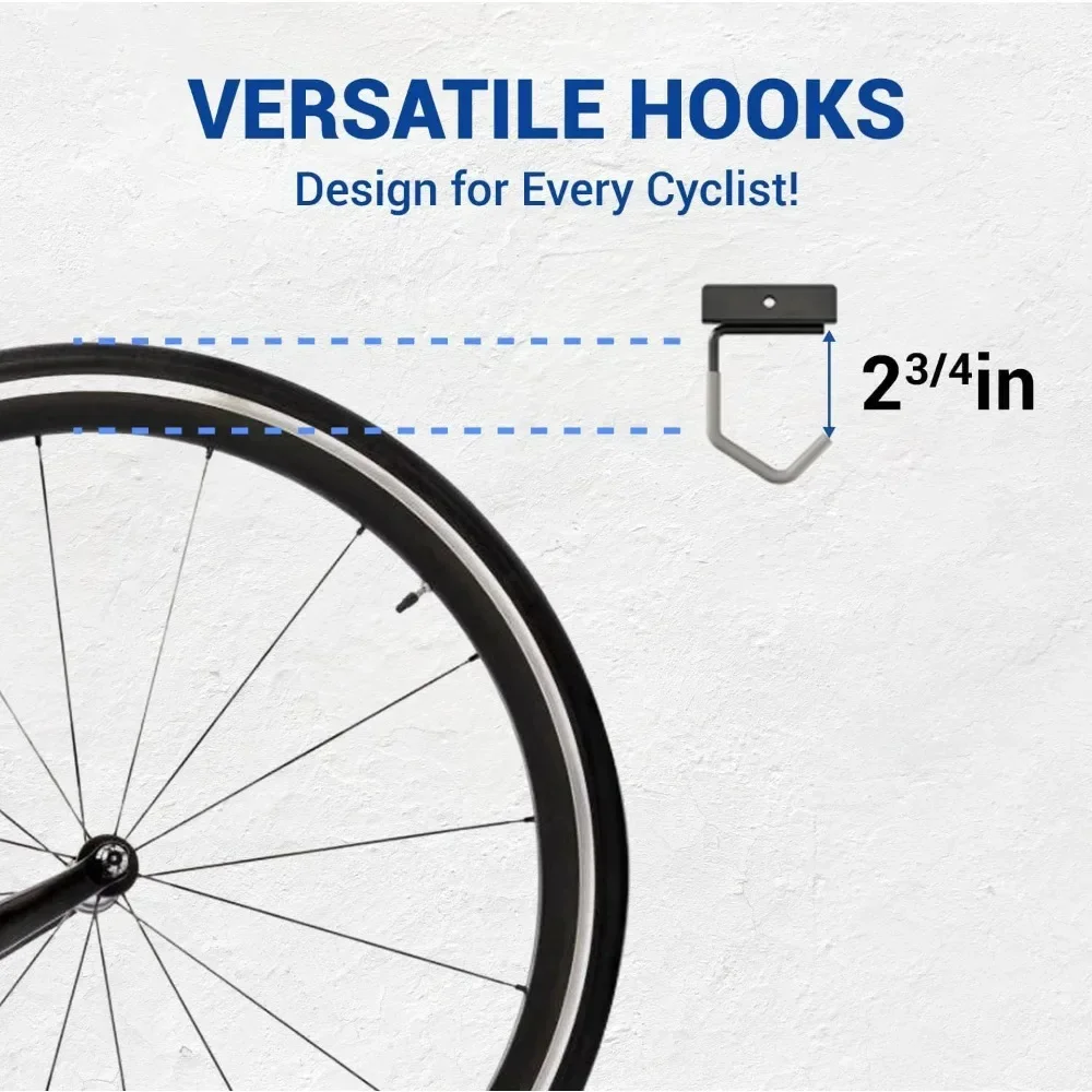 

Hot salesVertical 5-Level Steel Bike Storage Rack for Home and Garage, Supporting Up to 300 lbs