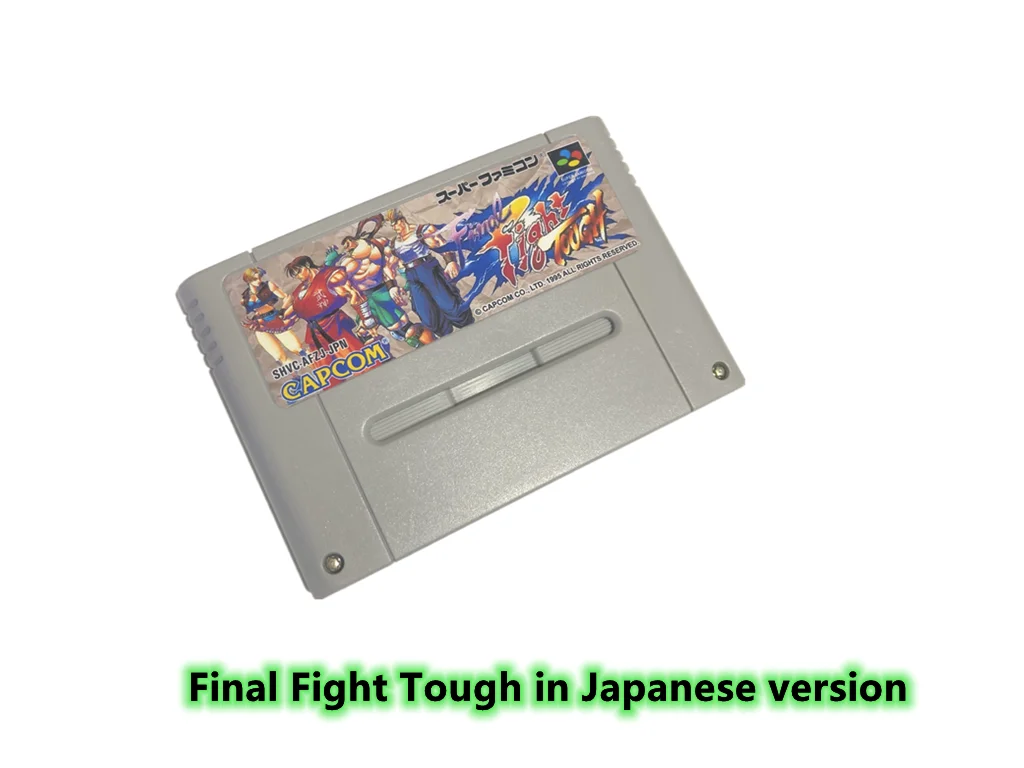 Final Fight Tough in Japanese Version 46 Pins Video Games Card NTSC Retro Console !