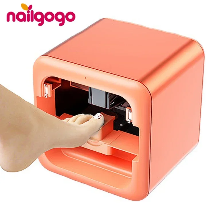 

Nailgogo Портативная 3D цифровая печать на палец Wi-Fi Интеллектуальная машина Автоматическая электрическая художественная живопись Печать K2 Принтер для дизайна ногтей