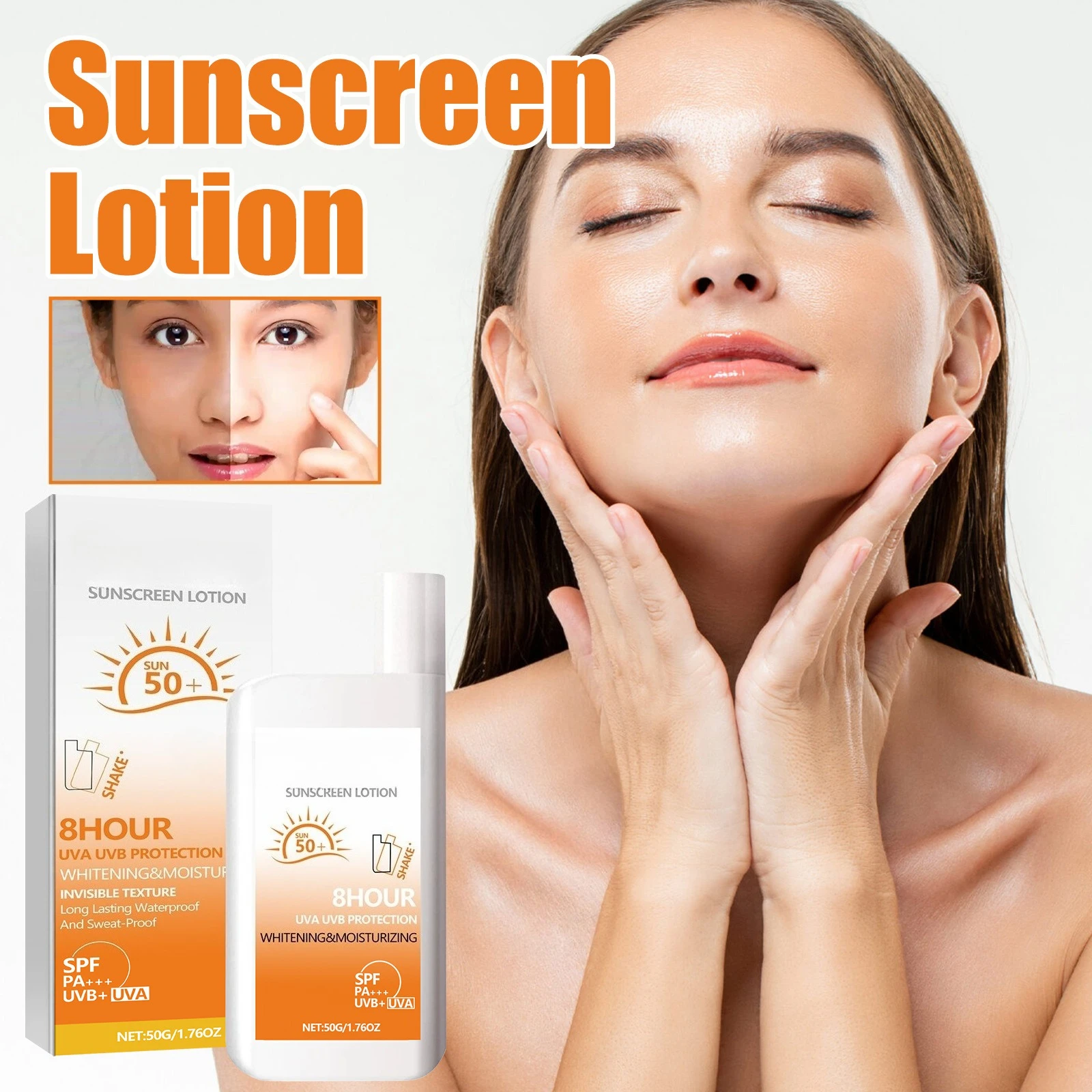 

1 pc or 3pcs Liquid protective cream outdoor body UV protection skin protection hydrated refreshing and not greasy Skincare