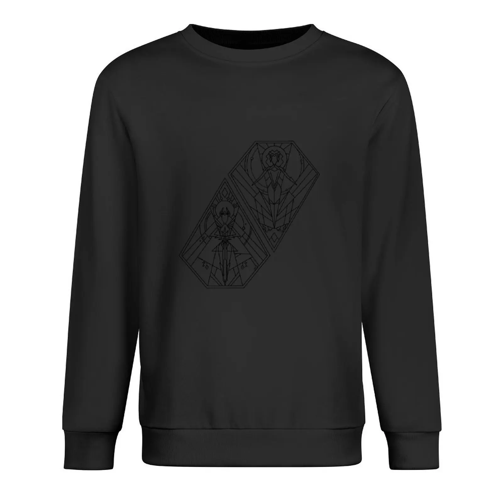 

Catradora First Ones Mural Pullover korean autumn clothes men clothes tracksuits mens designer clothes oversize sweatshirt