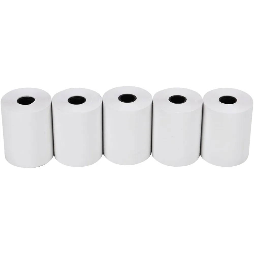 لفات ورق الإيصالات الحرارية، 3-1/8 بوصة × 230 قدم، عبوة من 40 لفة