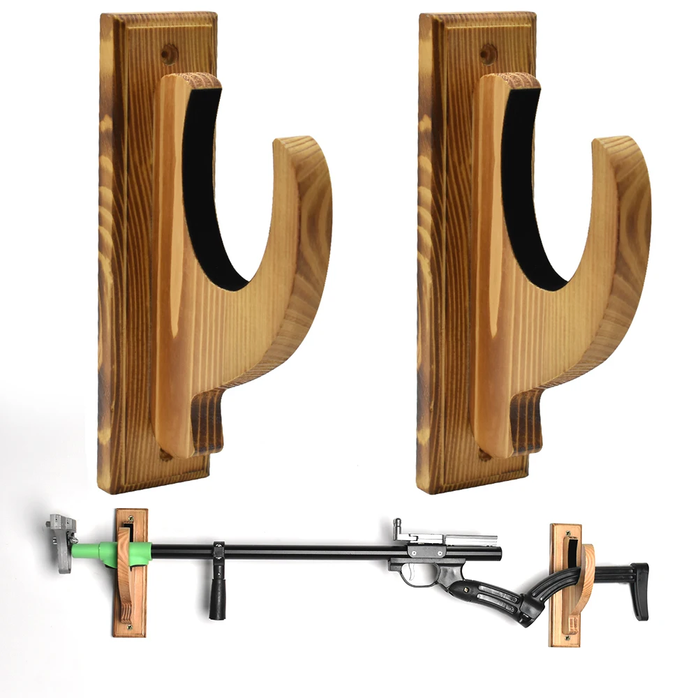 Multi-Purpose Hooks for Displaying Hunting Tools Living Room Bow Rack Large Slingshot Rack Collectibles Display Hardwood Stand