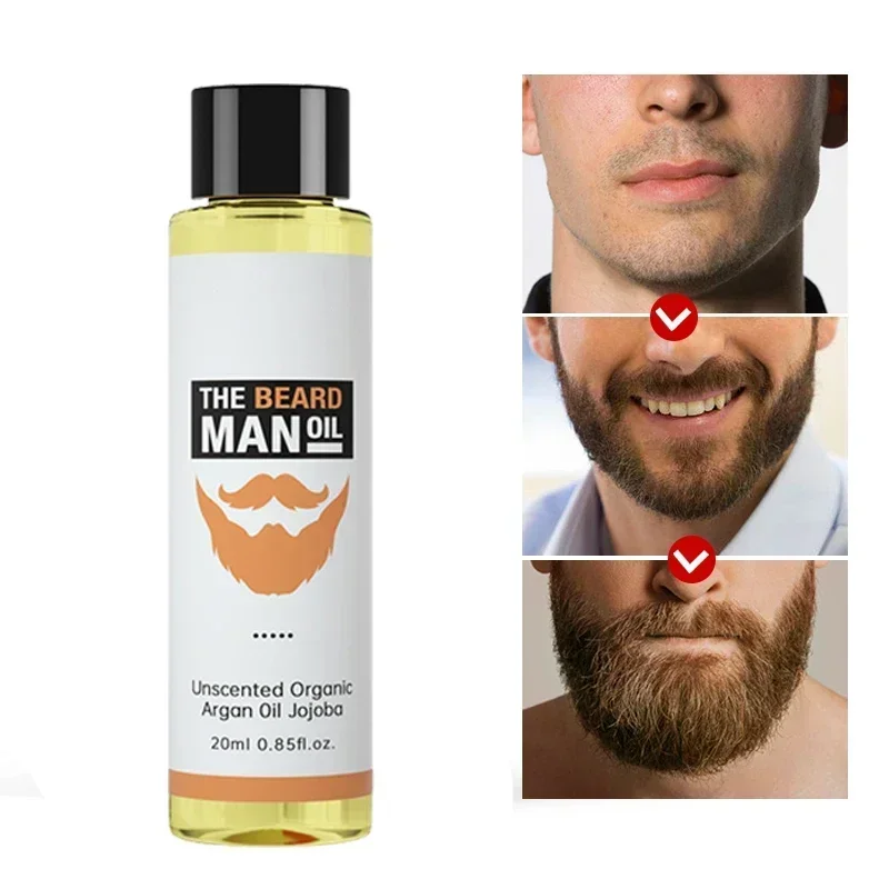 Beard Growth Oil for Men Hair Growth Products Thickener Nourishing Beard Grooming Treatment Beard Care Hair Loss Product