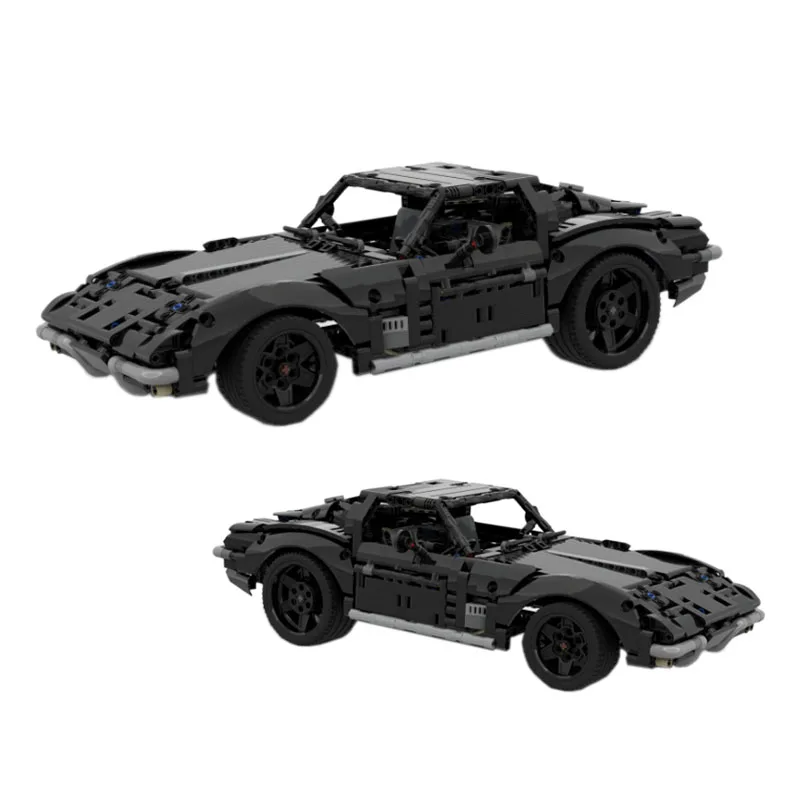 MOC-99666 Movie Series Supercar 1:11 Scale Assembly Tile Building Blocks Model 1227 Parts Building Blocks Kids Birthday Toy Gift