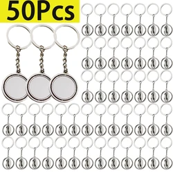 20Pcs Rotating Keychain Keyring Pendant for Men Bag Ornaments DIY Gift