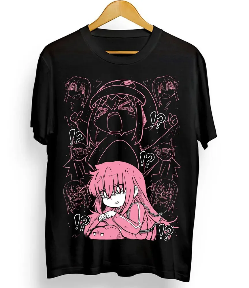 Hitori Gotou Bocchi the Rock T-shirt Kawaii Funny Yamada,Nijika Ijichi Shirt