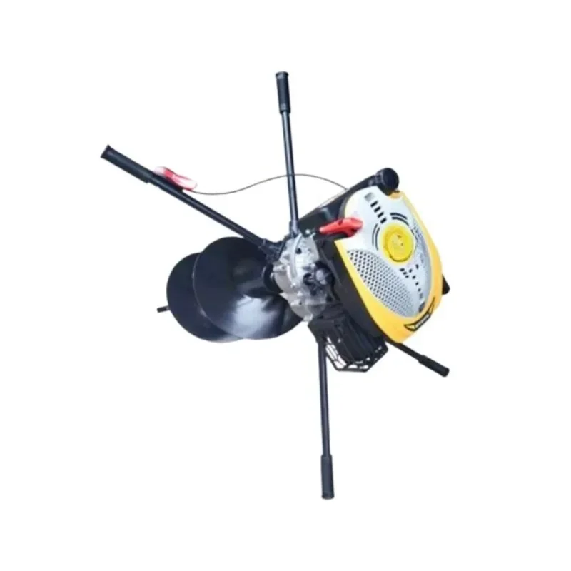 High-power four-stroke excavator, ground drilling, tree planting, utility pole, photovoltaic pile driver, hole excavator