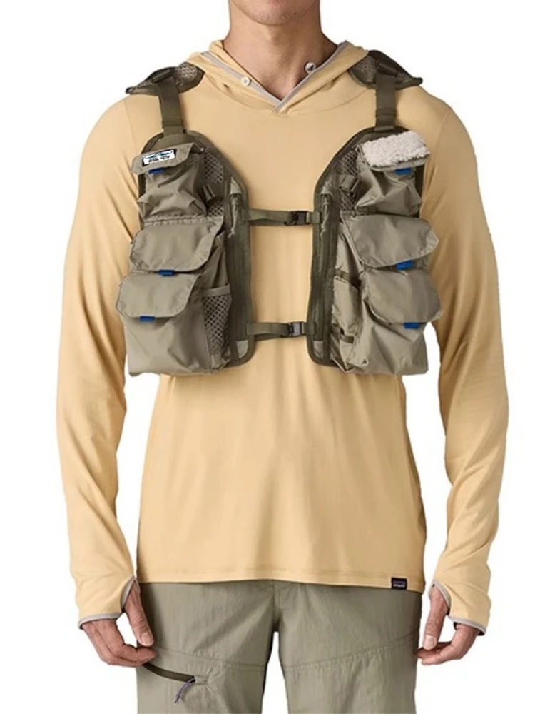 

Outdoor Tactical Camping Pocket Fishing Vest Multifunctional Pocket Fly Fishing Jacket Casual Fashionable Unisex Fishing Gear
