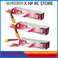Gaoneng GNB 720mAh 2S/3S/4S/6S 100C 7.6V/11.4V/15.2V/22.8V Lipo Battery With XT30U-F Plug for RC FPV Racing Drone
