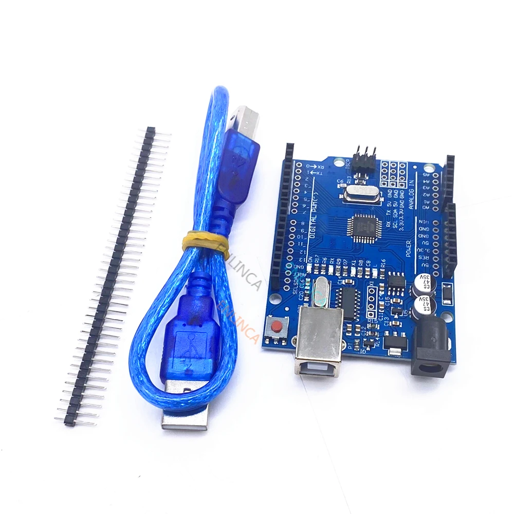 1PCS R3 Board CH340G+MEGA328P Chip 16Mhz For Arduino UNO R3 Development Board+USB CABLE